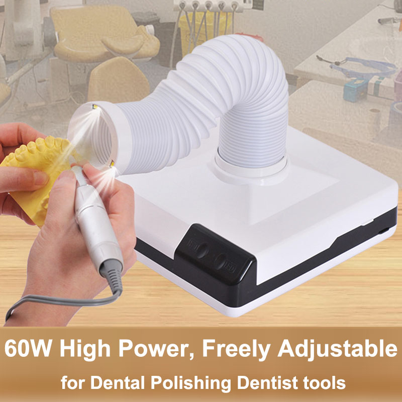 Dental Lab Dust Collector - Odkurzacz dentystyczny LED 60W, pochłaniacz pyłu,