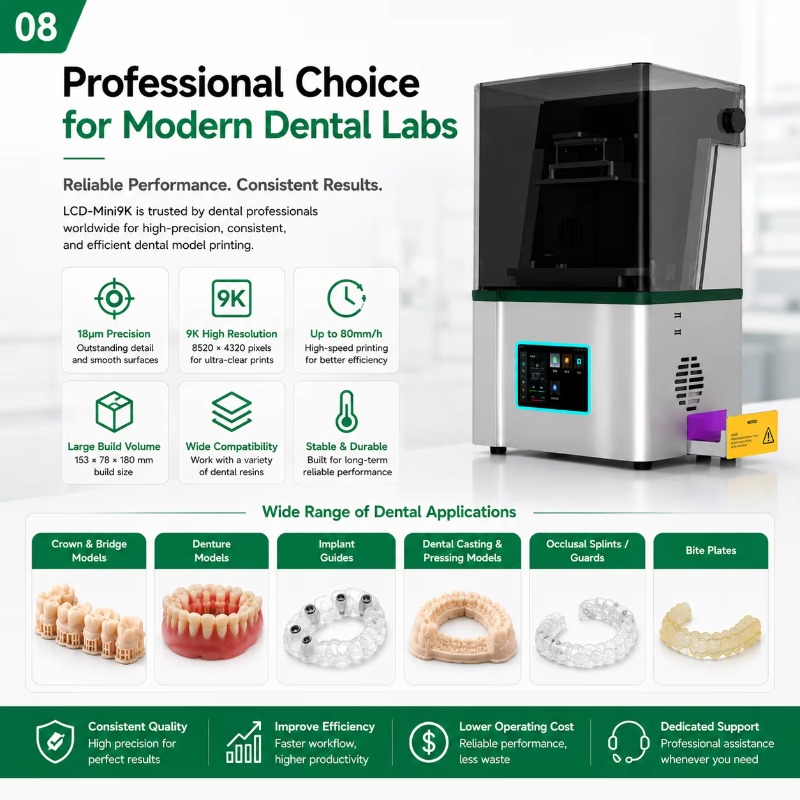 Dental 3D Printer Resin - Precyzyjna drukarka 3D do laboratorium dentystycznego