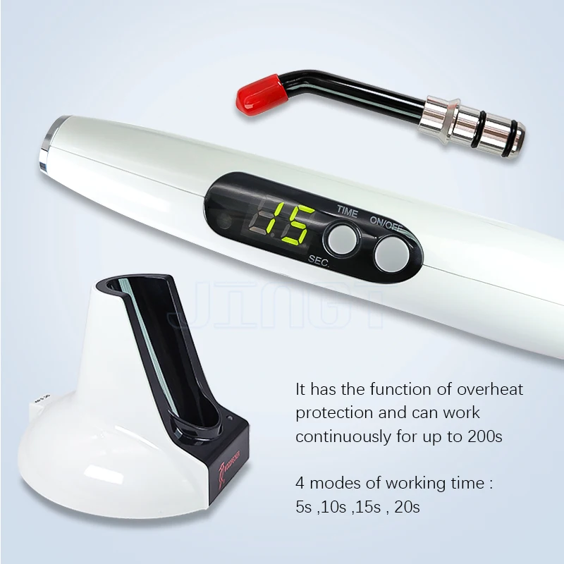 Dental Curing Light Wireless Led - Lampa polimeryzacyjna dentystyczna Woodpecker LED B,