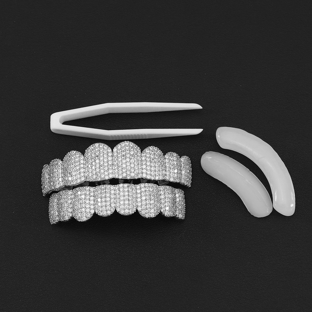 Dental Zirconia Sintering Furnace - Srebrzone, w pełni wysadzane cyrkoniami CZ