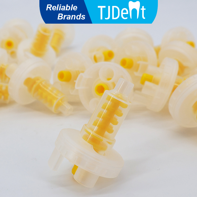 Dental Impression Material Kit - TJDent 50 sztuk żółte dentystyczne dynamiczne