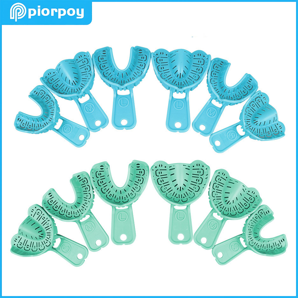 Dental Impression Material Kit - PIORPOY 6 szt./zestaw Jednorazowe tacki do
