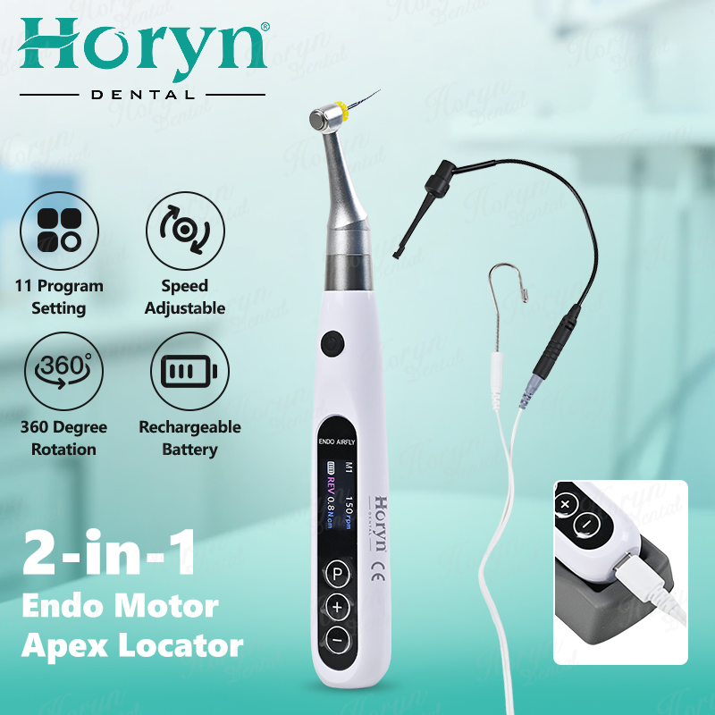 Dental Endo Motor Apex Locator - Horyn 2 w 1 Bezprzewodowy Silnik