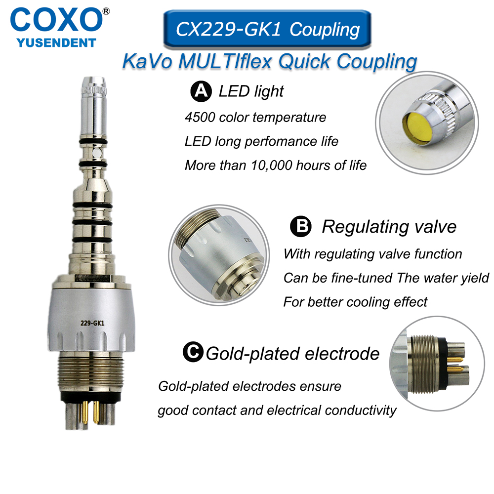 Łącznik światłowód LED szybkie – Dental Handpiece Low Speed recenzja i cena