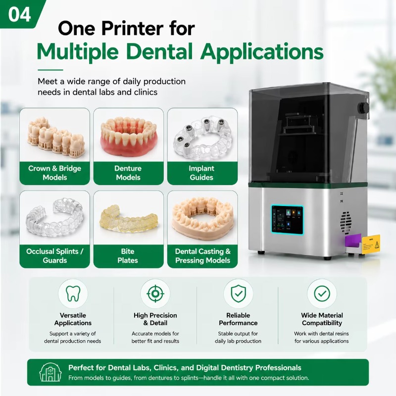 Precyzyjna drukarka 3D do labo – Dental 3D Printer Resin recenzja i cena