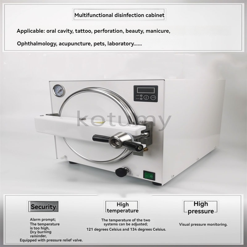 Medyczny przenośny autoklaw de – Dental Autoclave Sterilizer 18L recenzja i cena