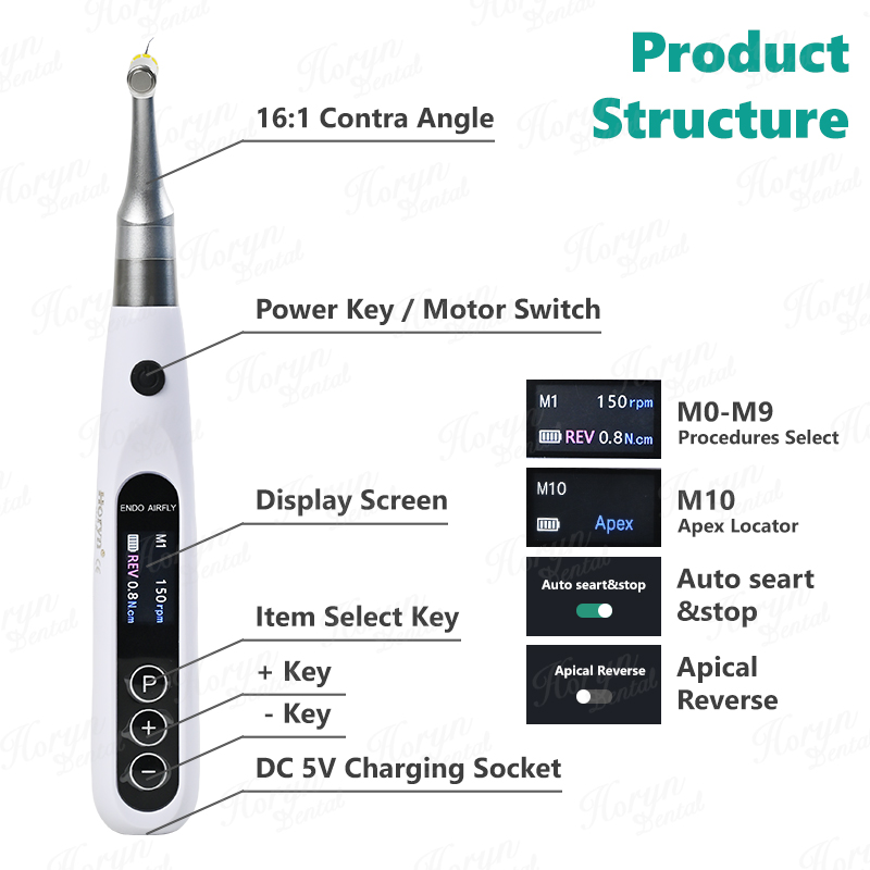 Horyn 2 w 1 Bezprzewodowy Siln – Dental Endo Motor Apex Locator recenzja i cena