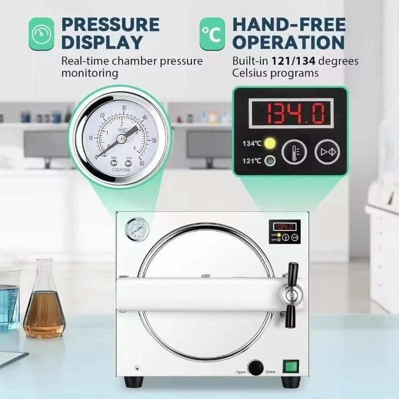 18-litrowy dentystyczny autokl – Dental Autoclave Sterilizer 18L recenzja i cena